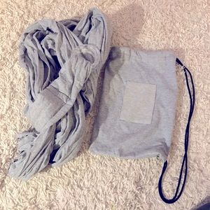 Ring sling baby carrier